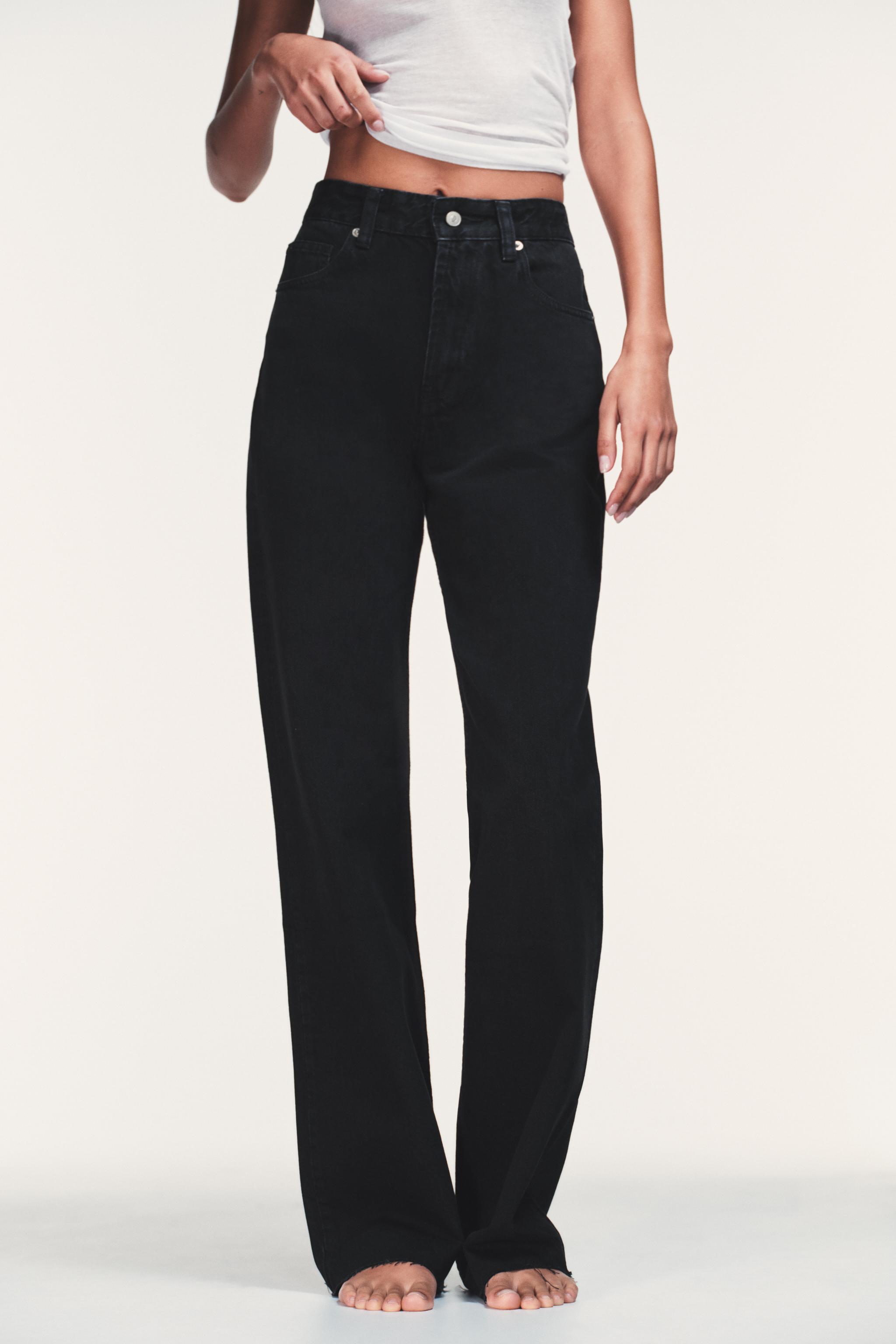 TRF HIGH WAIST WIDE LEG JEANS